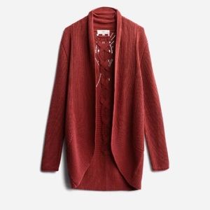 Pinque Dima Pointelle Detal Back Cardigan